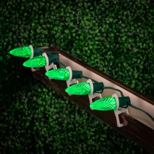 Pack C Led Outdoor Christmas Replacement Bulbs Green C E Base