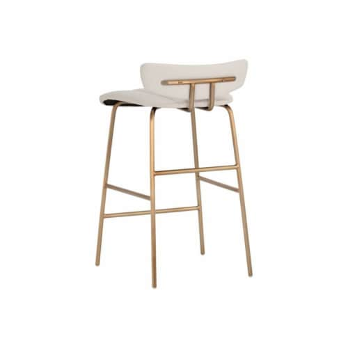 Sunpan Lorelei 25 5 Contemporary Faux Leather Counter Stool In Dillon