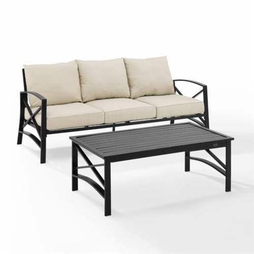 Crosley Kaplan Piece Outdoor Sofa Set In Oatmeal Kroger