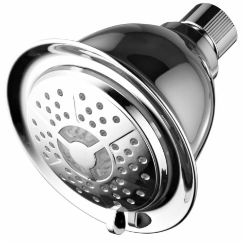 Powerspa Chrome Led Shower Head Settings Hydro Turbine Water Save