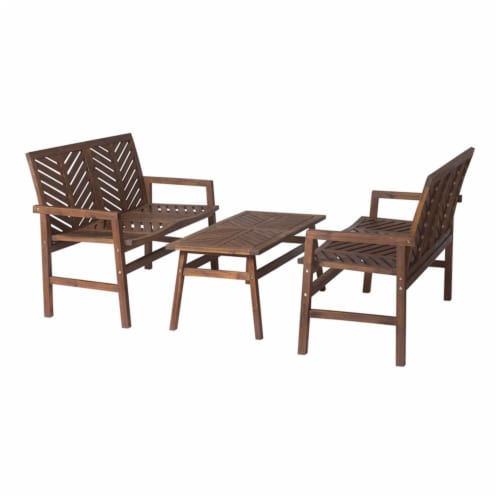 Walker Edison Furniture Ow Lsgvindb Piece Chevron Outdoor Patio