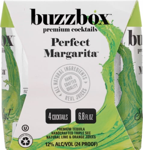 Buzzbox Premium Perfect Margarita Ready To Drink Cocktail Ct