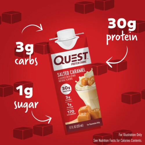 Quest Salted Caramel Protein Shake Ct Fl Oz Frys Food Stores