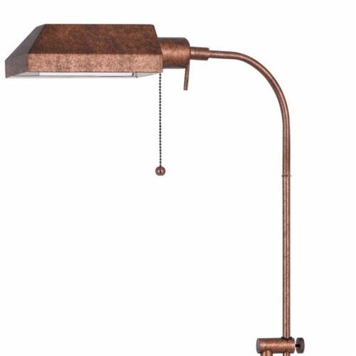 Inch Rusted Adjustable Traditional Shaped Floor Lamp With Rust