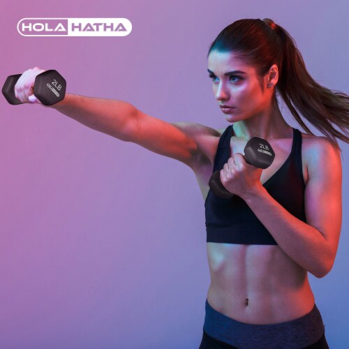 Holahatha And Pound Neoprene Dumbbell Free Hand Weight Set W