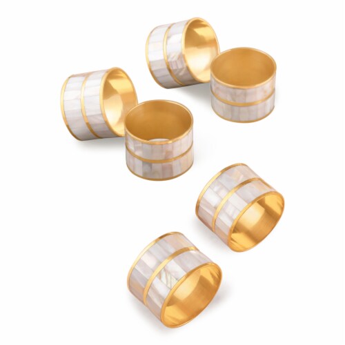 Primrose Pearl Napkin Rings Set Of 6 6 Kroger