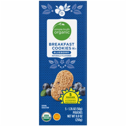 Simple Truth Organic Blueberry Breakfast Cookies 5 Ct 1 76 Oz Kroger