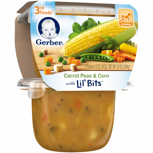 Gerber Carrot Peas Corn With Lil Bits Ct Oz Kroger