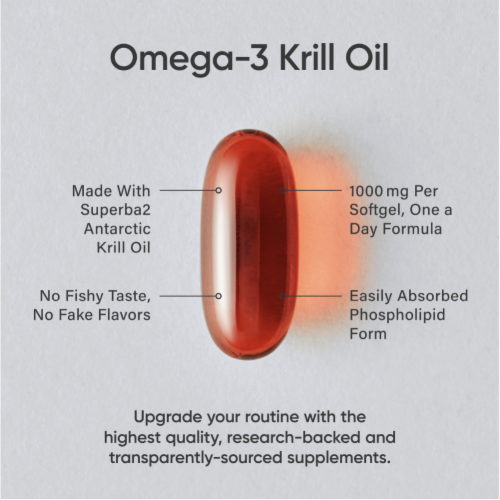 Sports Research Omega 3 Krill Oil Double Strength 1 000 Mg 60