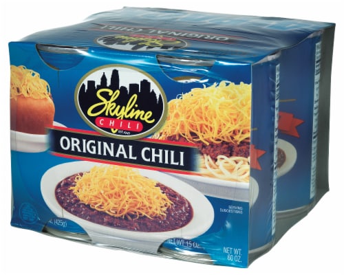 Skyline Original Chili Multipack 4 Ct 15 Oz Kroger