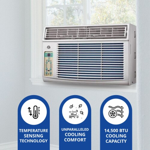 HomePointe 14500 BTU Window Air Conditioner W Remote Control LED