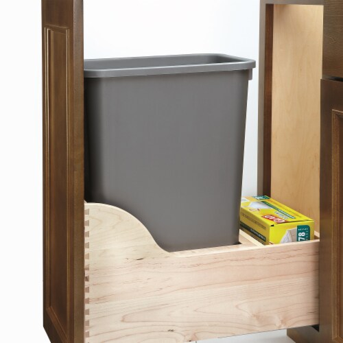 Rev A Shelf Single Pull Out Trash Can Qt W Soft Close Slides Wcsc