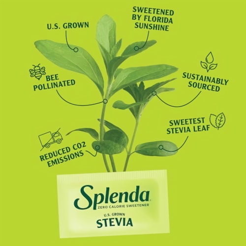 Splenda Stevia 100 Natural Zero Calorie Sweetener 9 8 Oz Pack Of 5