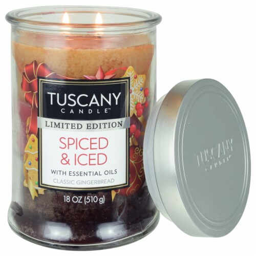 Tuscany Candle Limited Edition Spiced Iced Scented Triple Pour Jar