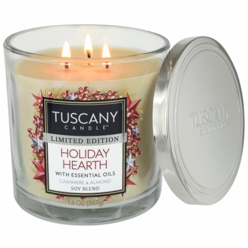 Tuscany Candle Limited Edition Holiday Hearth Scented Jar Candle