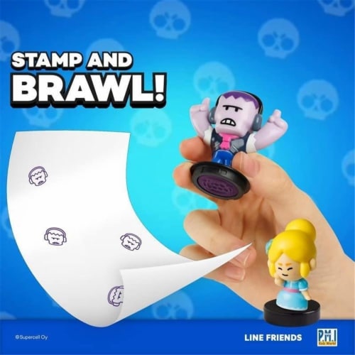 Brawl Stars Character Stampers Pk Emz Colt Piper Bo Frank Shelly