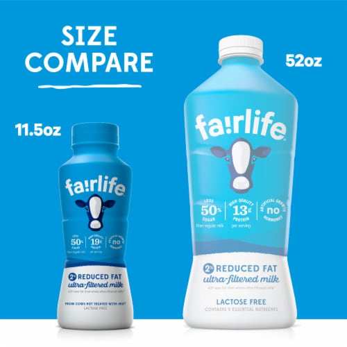 Fairlife 2 Reduced Fat Lactose Free High Protein Ultra Filtered Milk