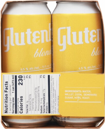 Glutenberg Blonde Ale 4 Cans 16 Fl Oz Ralphs