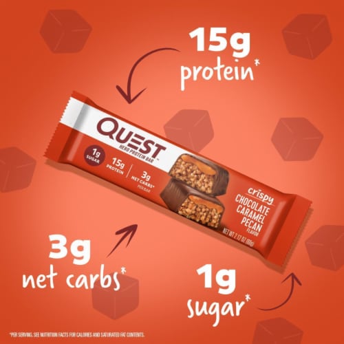 Quest Chocolate Caramel Pecan Hero Protein Bars 1 Ct Kroger