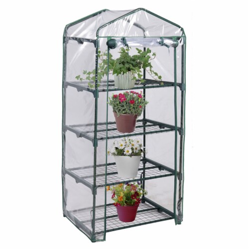 Portable Mini Walk In Outdoor Shelves Greenhouse Unit Kroger