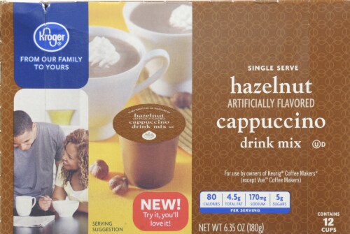 Kroger Hazelnut Cappuccino K Cup Coffee Pods 12 Ct Frys Food Stores