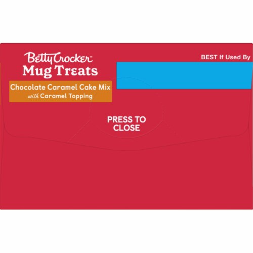 Betty Crocker Chocolate Caramel Cake Mug Treat Mix Pouches 4 Ct 12