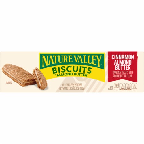 Nature Valley Cocoa Almond Butter Biscuit Sandwiches 16 Ct 1 35 Oz