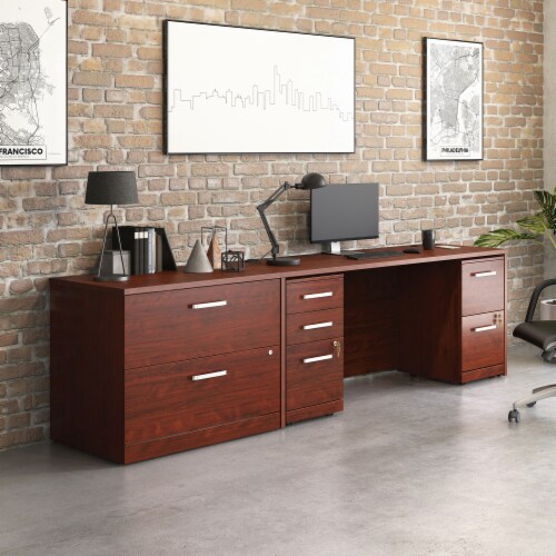 Sauder Affirm X File Double Ped Desk Lat File Frys Food