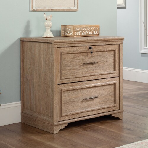 Sauder Rollingwood Drawer Lateral File Cabinet In Brushed Oak