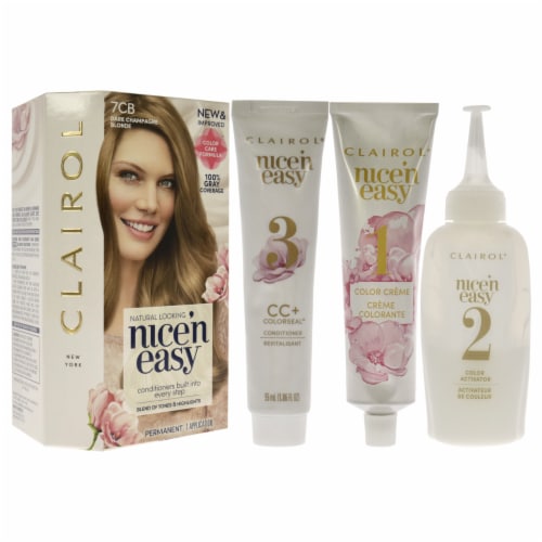 Nice N Easy Permanent Color 7CB Dark Champagne Blonde By Clairol For