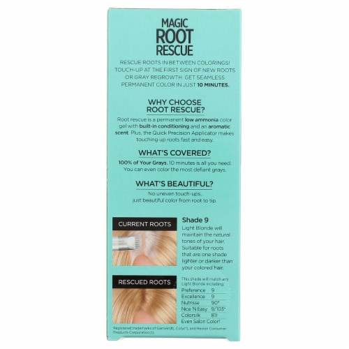 L Oreal Paris Magic Root Rescue 9 Light Blonde Root Hair Coloring Kit