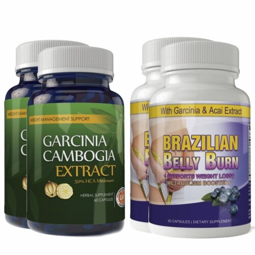 Garcinia Cambogia And Brazilian Belly Burn Combo Pack Sets Unit