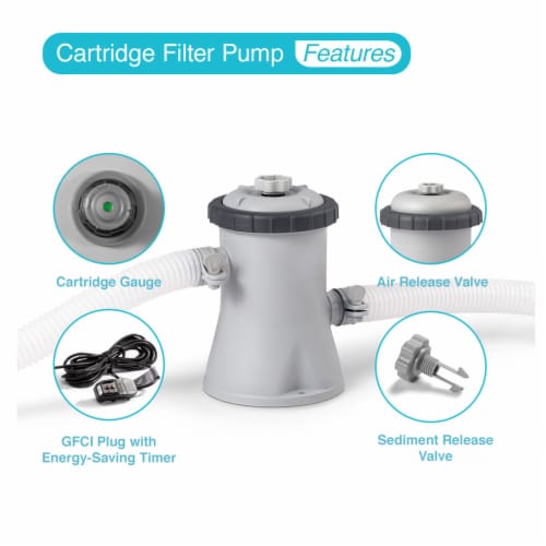 Intex Eg Gph Easy Set Swimming Pool Cartridge Filter Pump With