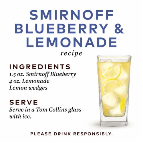 Smirnoff Blueberry Vodka Infused With Natural Flavors Ml Kroger