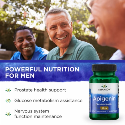 Swanson Apigenin Natural Supplement Promoting Prostate Health