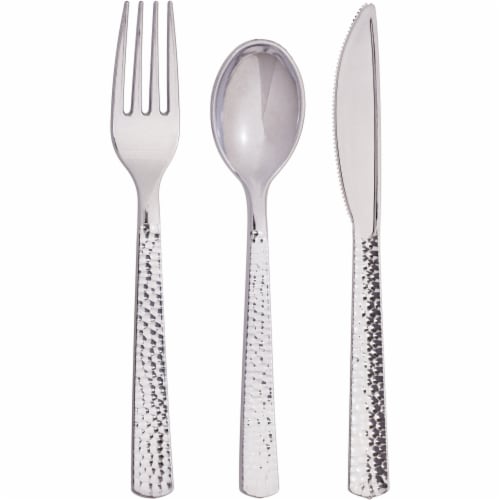 Sensations Assorted Plastic Cutlery Silver Ct Kroger