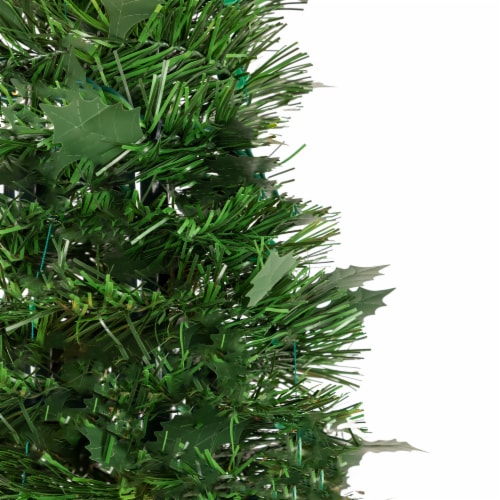 Northlight 4 Green Tinsel Pop Up Artificial Christmas Tree Unlit 1