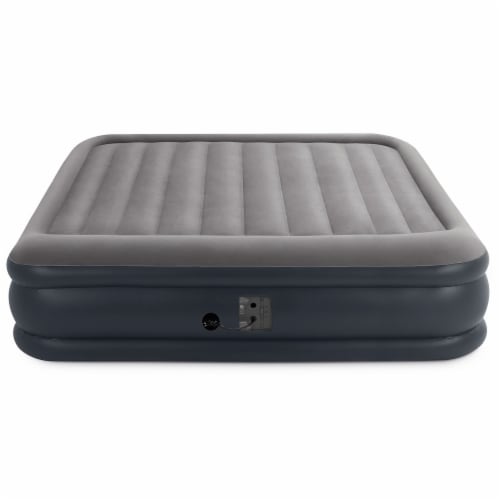 Intex Dura Beam Inflatable Air Mattress Bed W Built In Pump King