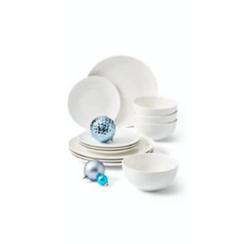 Simply Essential Coupe Piece Dinnerware Set In White Units