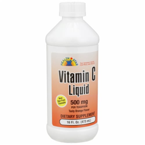 Geri Care Vitamin C Liquid 500 Mg Q842 16 GCP 1 Count 1 Ct Ralphs