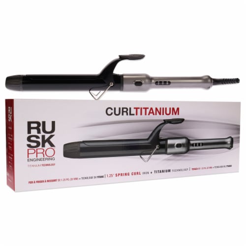 Curl Titanium Spring Iron Irp Uc By Rusk For Unisex Inch