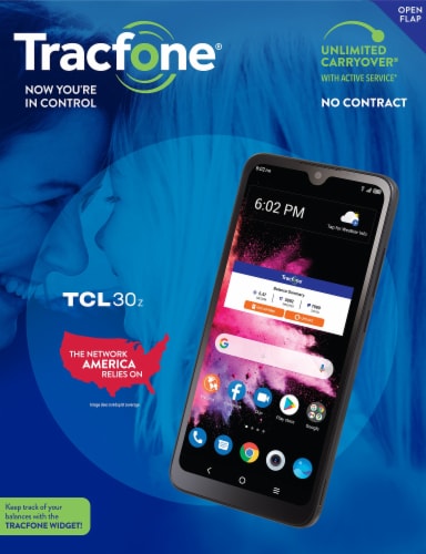 Tracfone TCL 30 Z Prepaid Smartphone 32GB Black 1 Ct Kroger