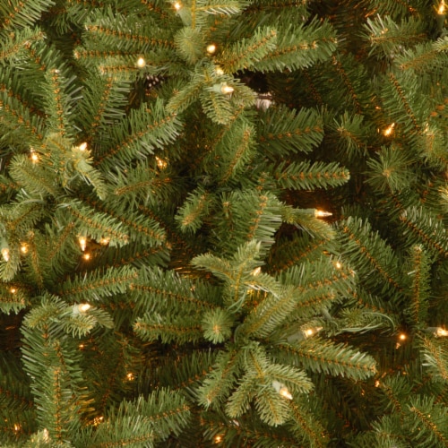 National Tree Company Tiffany Fir 9 Large Slim Prelit Artificial