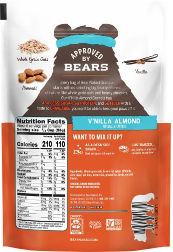 Bear Naked Granola Vanilla Almond Crunch 12 Oz 6 Ct 12 Oz King Soopers