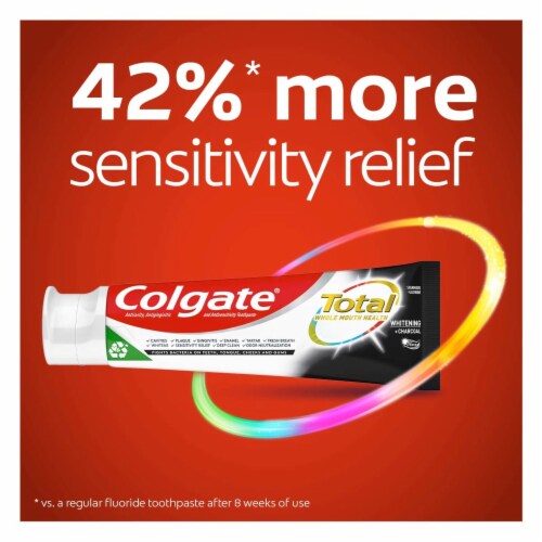 Colgate Total Whitening Charcoal Toothpaste 1 Count Kroger