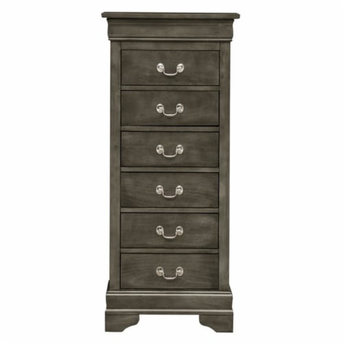 Glory Furniture Louis Phillipe Drawer Lingerie Chest In Gray Kroger