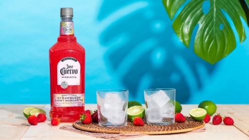 Jose Cuervo Light Strawberry Authentic Margarita Ready To Drink