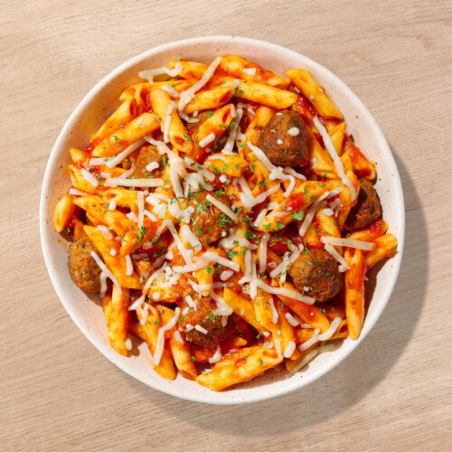 Home Chef Heat Eat Penne Pasta With Beef Meatballs Oz Smiths