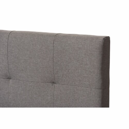 Baxton Studio Brookfield Modern And Contemporary Light Grey Fabric Twin