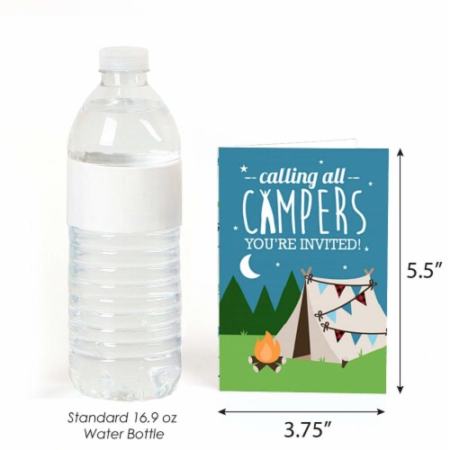 Big Dot Of Happiness Happy Camper Fill In Camping Baby Shower Or